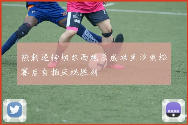 热刺逆转切尔西绝杀成功里沙利松赛后自拍庆祝胜利